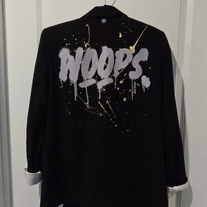 New BSB Paint Splatee lack Blazer From Greece. RARE